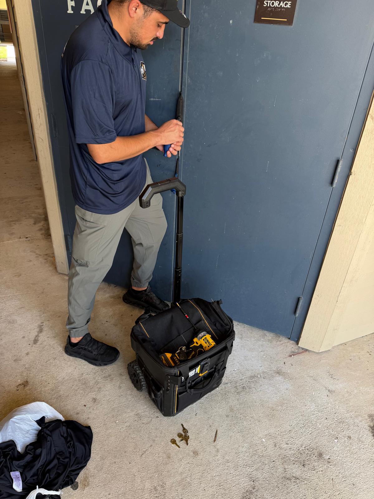 Commercial locksmith work in San Antonio